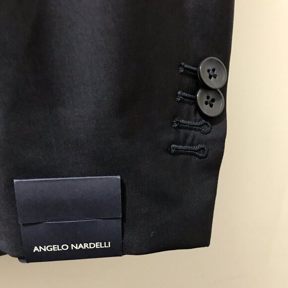 Angelo Nardelli luxury Wool Midnight Blue blazer 50/40US NWT$1495 - Picture 4 of 10